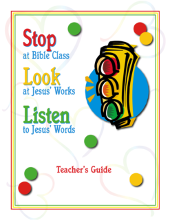 Stop, Look, & Listen - Teacher's Guide