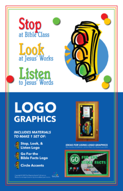Stop, Look, & Listen - Logo Graphics