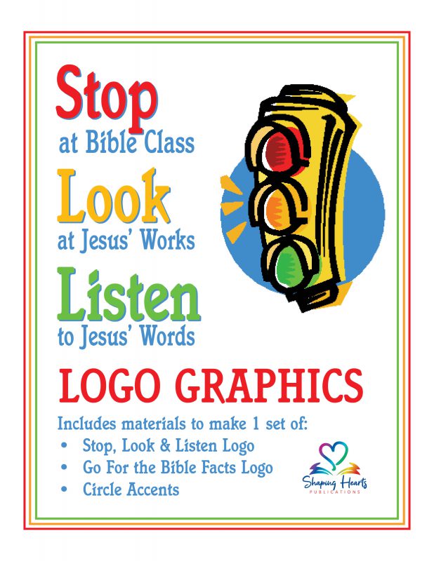 Stop, Look, & Listen - Logo Graphics - Shaping Hearts Publications