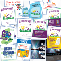 Graphics showing all items in Sample Kit.