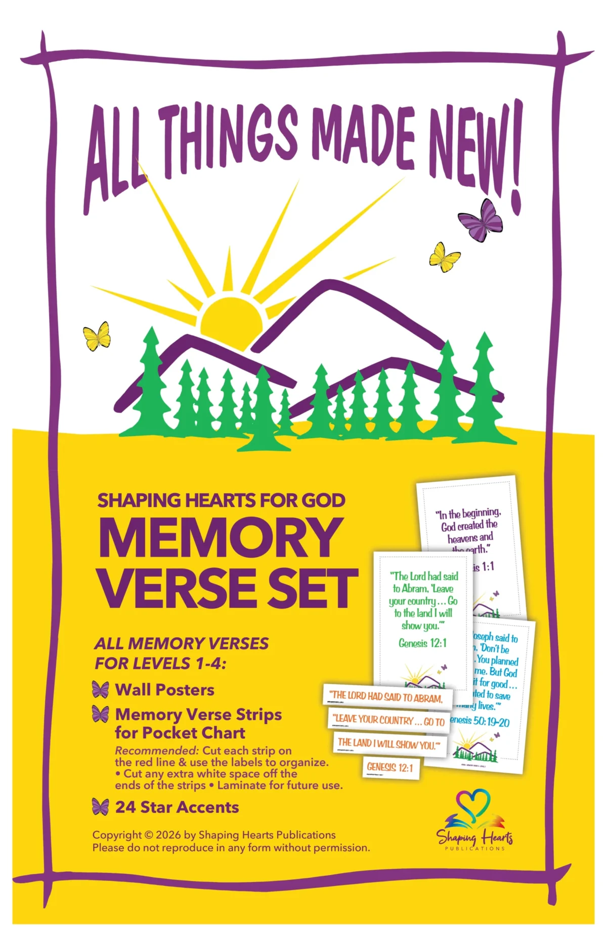 All Things Made New - Memory Verse Set