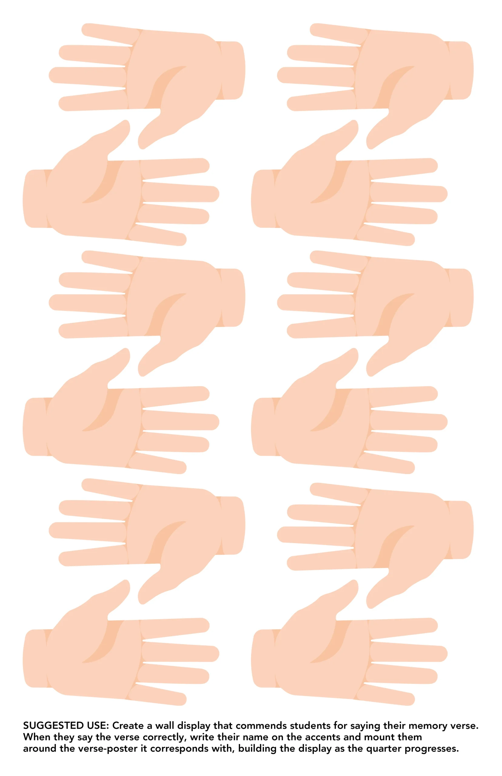 God's Mighty Hand - Memory Verse Set - Image 4