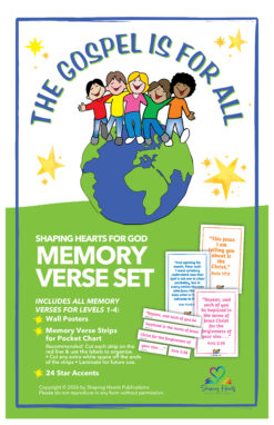 The Gospel Is For All - Memory Verse Set