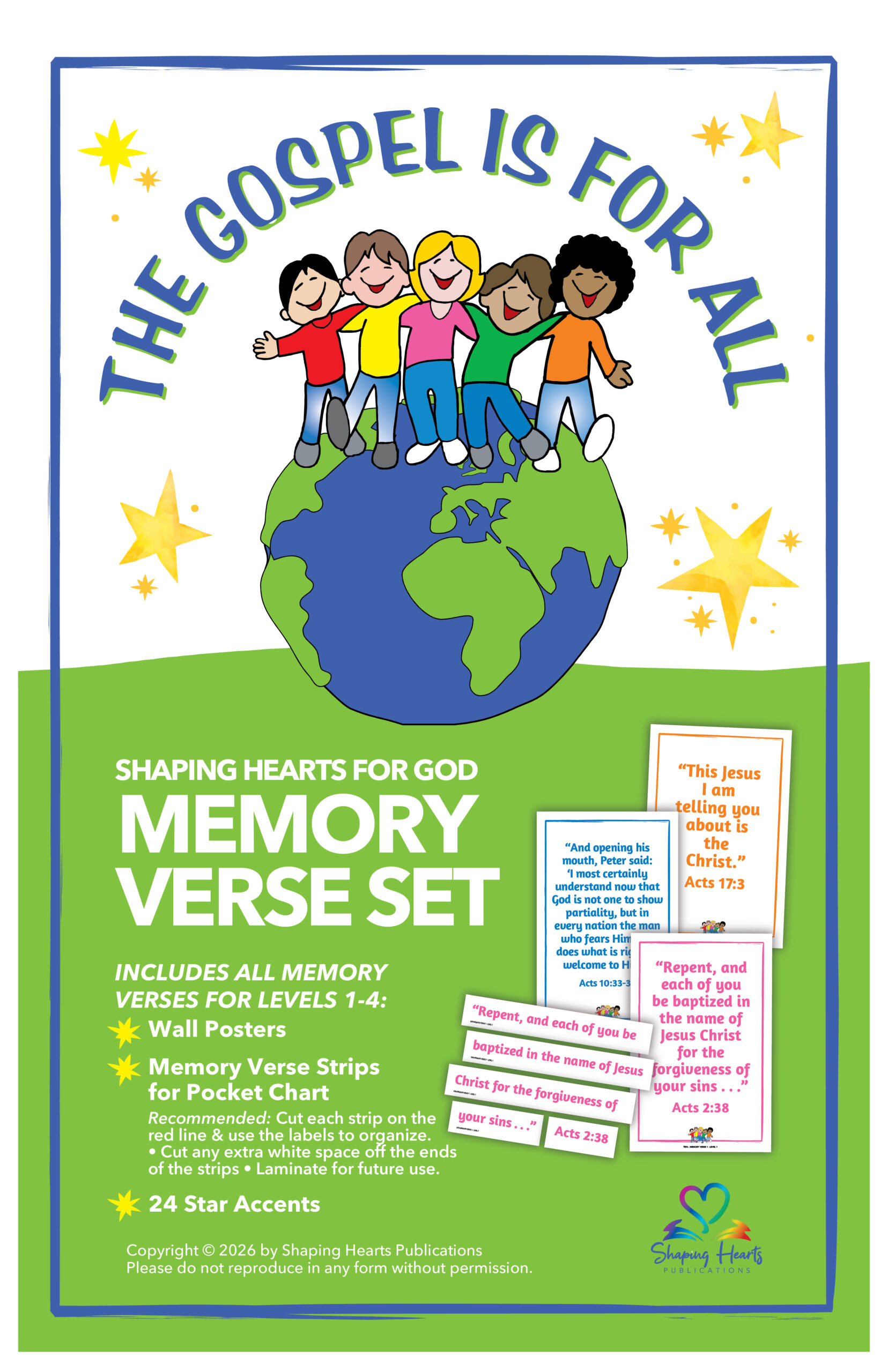 The Gospel Is For All - Memory Verse Set