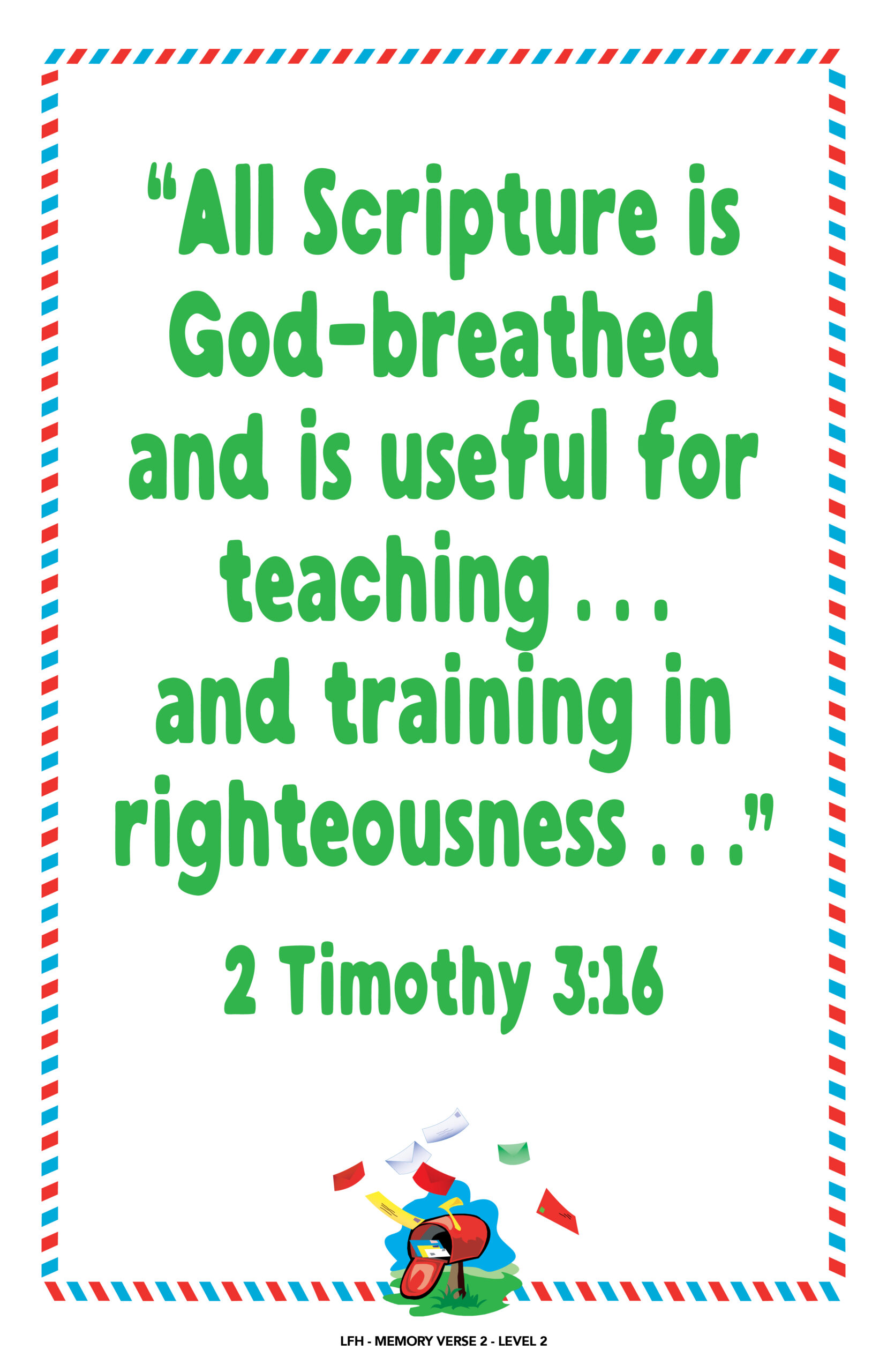 Letters From Heaven - Memory Verse Set - Image 2