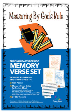 Measuring By Gods Rule memory verse set.