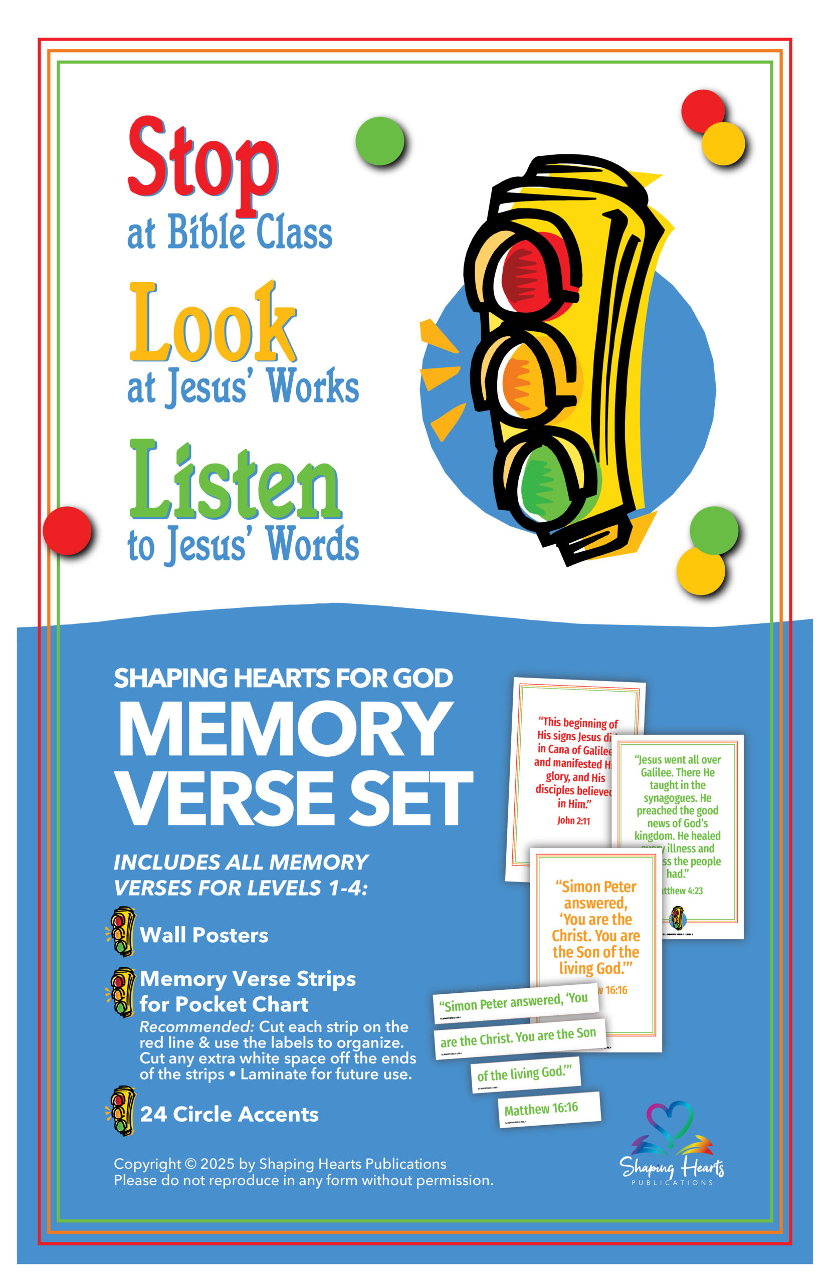 Stop, Look & Listen - Memory Verse Set