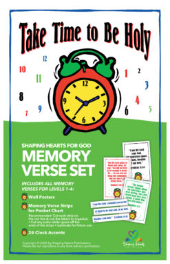 Take Time To Be Holy - Memory Verse Set