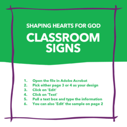 Classroom Signs